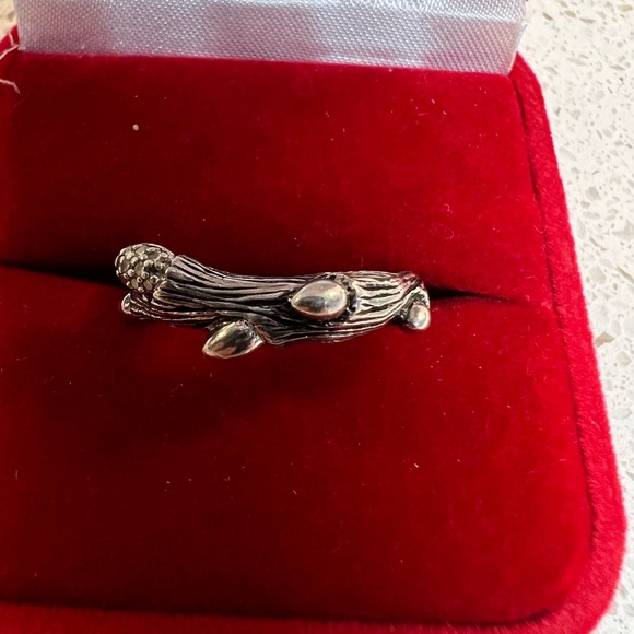 Designer “Stephen Dweck” Fortuna Branch Branch Ring with Diamond Size 7 - Picture 3 of 6